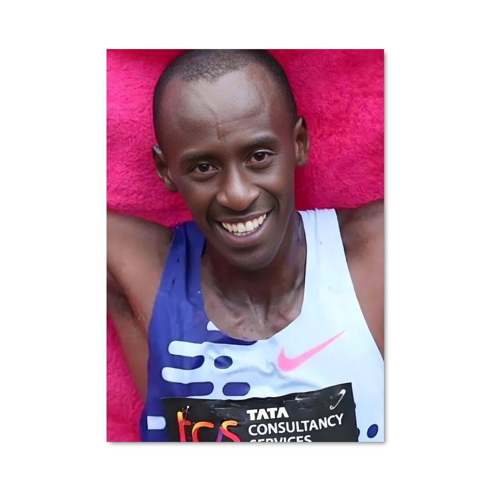 Poster Kelvin de kiptum – affiche Athlétisme